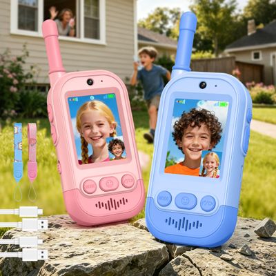 Gofunly Rechargeable Walkie Talkies for Kids