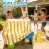 Pitjeck Kids Water Table Cover, Waterproof Dustproof Anti-UV Protective Cover for Ages 1-3, Fits Rain Showers Splash Pond and Other Toddler Outdoor Water Play Tables, Cover Only (Yellow) view 3