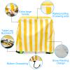 Pitjeck Kids Water Table Cover, Waterproof Dustproof Anti-UV Protective Cover for Ages 1-3, Fits Rain Showers Splash Pond and Other Toddler Outdoor Water Play Tables, Cover Only (Yellow) view 4