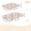 Simple Spring Rose Peach Baby Crib Sheets Cotton Baby Playard Sheet Soft Breathable Muslin Toddler Crib Sheet, S view 3