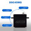 180 Degree Metal Gear Aluminum Case DSC45MG 45KG Coreless Motor Servo Control Angles for Car Truck Digital Servo view 2