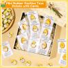 180 Pcs Positive Gift Set Funny Potato Shape Gift 60 Mini Rubber Potato Figures 60 Positive Cards 60 Package Bags Inspirational Potato Gift Being Awesome Friend Employee Coworker Staff Teacher Team view 3