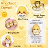 180 Pcs Positive Gift Set Funny Potato Shape Gift 60 Mini Rubber Potato Figures 60 Positive Cards 60 Package Bags Inspirational Potato Gift Being Awesome Friend Employee Coworker Staff Teacher Team view 4