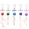 5 Pcs Wind Spinners Stainless Steel Wind Spinner Tail Gazing Ball Spiral Tail Spinners with Hanging Swivel Hook to Stress Relief for Indoor Outdoor Decoration or Winter Nightgowns for Wo view 1