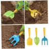 Kids Gardening Set 4Pcs/Set Mini Ergonomic Toddler Gardening Portable Vibrant Rounded Corner Educational Kids Tools for Outdoor view 4