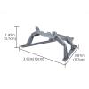 Akozon Drone Landing Gear Replacement Foldable Extended Release Lightweight ABS Landing Legs Accessories for MINI 5 PRO Drone Aircraft view 2