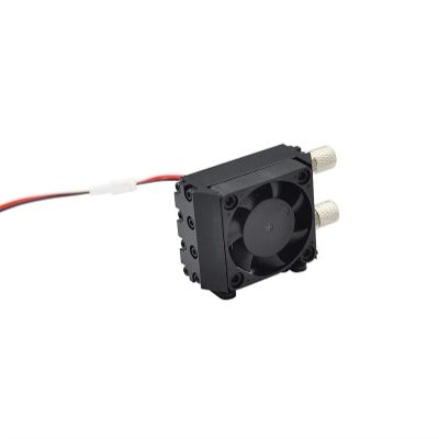 Mini Hydraulic Oil Metal Radiator with Fan for 1/14 1/12 RC Excavator Dump Truck Car Parts