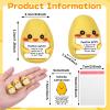 90 Pcs Positive Gift Set Funny Potato Shape Gift 30 Mini Rubber Potato Figures 30 Positive Cards 30 Package Bags Inspirational Potato Gift Being Awesome Friend Employee Coworker Staff Teacher Team view 2