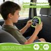 Electronic Tic Tac Toe Game,5-in-1 Handheld Puzzle Games Console,Tic Tac Toe Bolt Game for Educational&Memory,Portable Travel Games for Car Ride with Silent Mode,Toys Gift Idea for Kids & Family-Green view 4