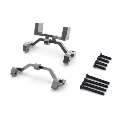 RC Repairs Components For MN D90 D91 MN40 MN45 MN96 MN99 For MN99S 1/12 Metal Pull Rod Mount For Seat And Servo Mount Bracket RC Car Upgrade Parts(Titanium)