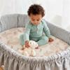 Civarua Kids Baby Bassinet Sheets for Boys & Girls, 3 Pack 32" x 16" Fitted Bassinet Mattress Sheets, Compatible with Halo Bassinet Swivel Sleeper, Oval Hourglass Rectangle Mattress, Brown Elephant view 4