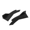 2PCS Car Rear Bumper Canard Side Skirt Splitter Spoiler Glossy Black Universal Auto Exterior Trim view 4