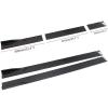 2M Side Skirt Extension Kit Universal Compatible with W205 W204 W203 W211 W212 W213 W117 C117 W176 A-MG GTR Car Accessories(Carbon Fiber Look) view 3