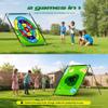 1GoTo-G 72" x 58" Battle Golf Chipping Game - 2-in-1 Sticky Golf Game Set, Large Chipping Mat with 20 Sticky Balls for Chipping Practice - Fun Family Party Game for Indoor and Outdoor Use view 2