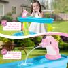 Dolphin Water Table Pump for Kids - Rechargeable,3.5H Play,Easy Stick view 3