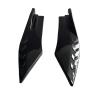 Universal Car Front Rear Bumper Strip Spoiler Diffuser Splitter Scratch Protector Carbon Fiber Winglets Side Skirt Extension(Gloss Black) view 1