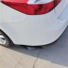 Universal Car Front Rear Bumper Strip Spoiler Diffuser Splitter Scratch Protector Carbon Fiber Winglets Side Skirt Extension(Gloss Black) view 3