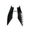 Universal Car Front Rear Bumper Strip Spoiler Diffuser Splitter Scratch Protector Carbon Fiber Winglets Side Skirt Extension(Gloss Black) view 4