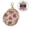CuwrYet Pacifier Holder Case Pacifier Storage Pacifiers Organizer for Diaper Bag Portable Baby Travel Pouch 1.6 X 3 in Lightbeige Roses Hearts Leaves view 2