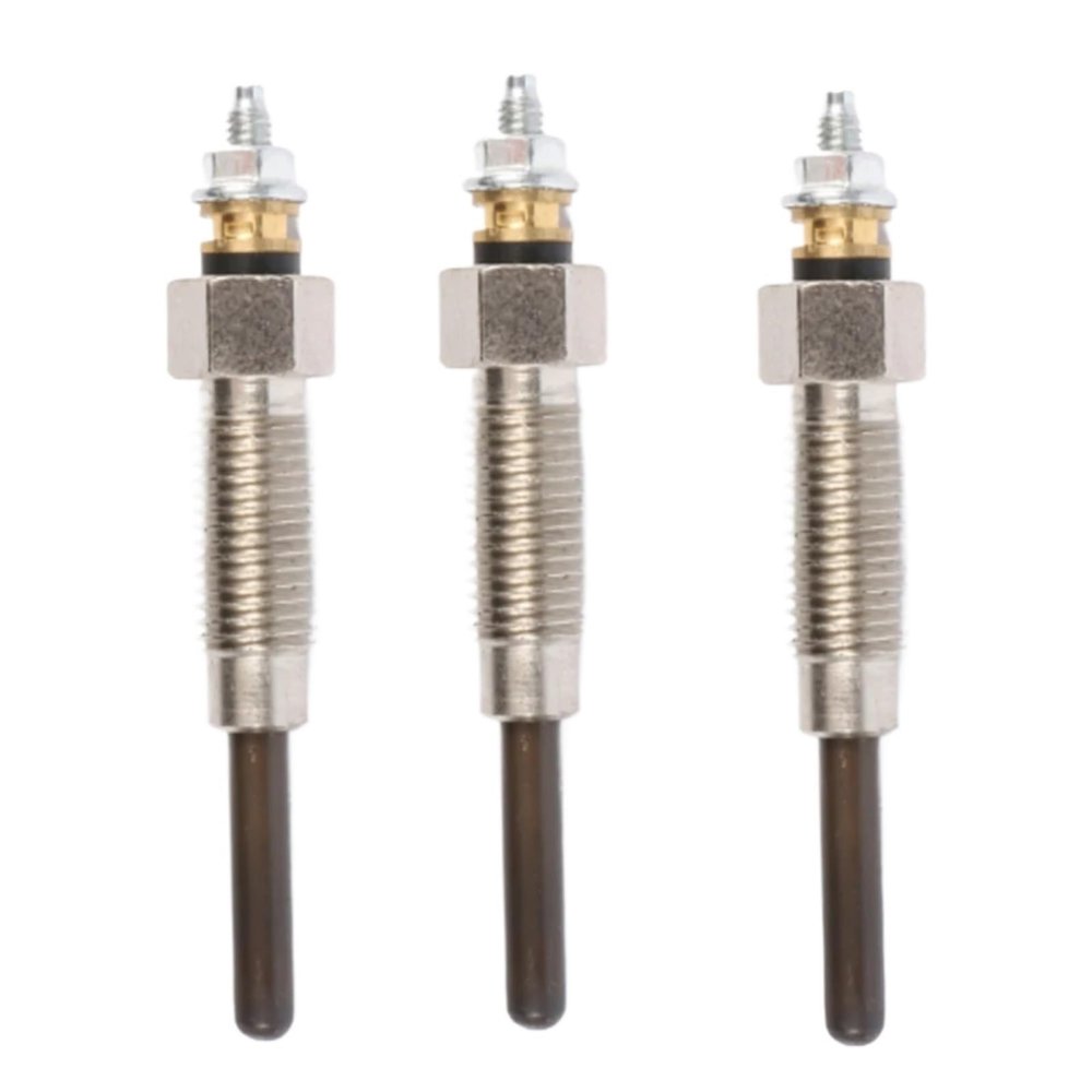 Heater Glow Plugs Compatible with Mitsubishi for L3E S4L2 S3L2 3pcs 30L66-00302 12V Engine Glow Plug Relay Preheating Plug Relay