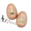 Coifrok Personalized Musical Easter Egg Shaker 2026, Custom Crystal Sticker Wooden Easter Eggs Gifts for Kids Baby,Easter Basket Stuffers,Birthday Gift Idea view 1