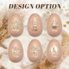 Coifrok Personalized Musical Easter Egg Shaker 2026, Custom Crystal Sticker Wooden Easter Eggs Gifts for Kids Baby,Easter Basket Stuffers,Birthday Gift Idea view 2
