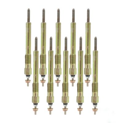 Heater Glow Plugs Compatible with Isuzu for Pickup for Trooper for NPR NKR NHR Truck 8-94133-759-9 10pcs Auxiliary Heater Glows Plug Replacement