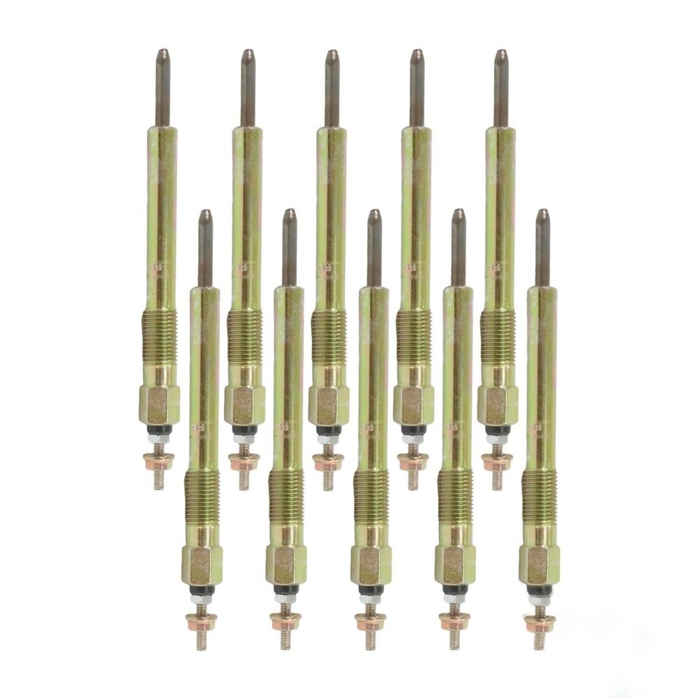 Heater Glow Plugs Compatible with Isuzu for Pickup for Trooper for NPR NKR NHR Truck 8-94133-759-9 10pcs Auxiliary Heater Glows Plug Replacement