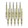 Heater Glow Plugs Compatible with Isuzu for Pickup for Trooper for NPR NKR NHR Truck 8-94133-759-9 10pcs Auxiliary Heater Glows Plug Replacement view 1