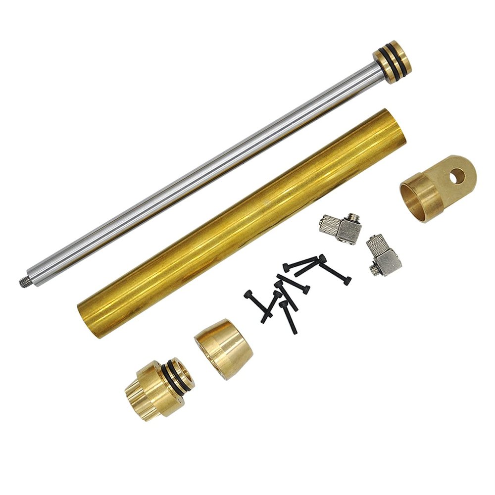 50/70/85/95/110/120/130/140MM Stroke Travel Hydraulic Oil Cylinder for 1/14 1/12 RC CAT Excavator Bulldozer Loader Part(K-110MM)