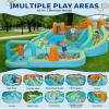 Garvee Bounce House for Kids Indoor and Outdoor, Inflatable Bounce 10-in-1 Playset with 550W Blower and Slide, Jump House for Backyard(191.34"168.5"86.61") view 4
