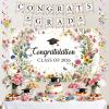 2026 Wildflower Graduation Party Decoration Floral Congrats Grad Banner Backdrop Hanging Swirls for Class of 2026 Senior Junior High School College Congrats Grad Party Supplies (Class) view 4