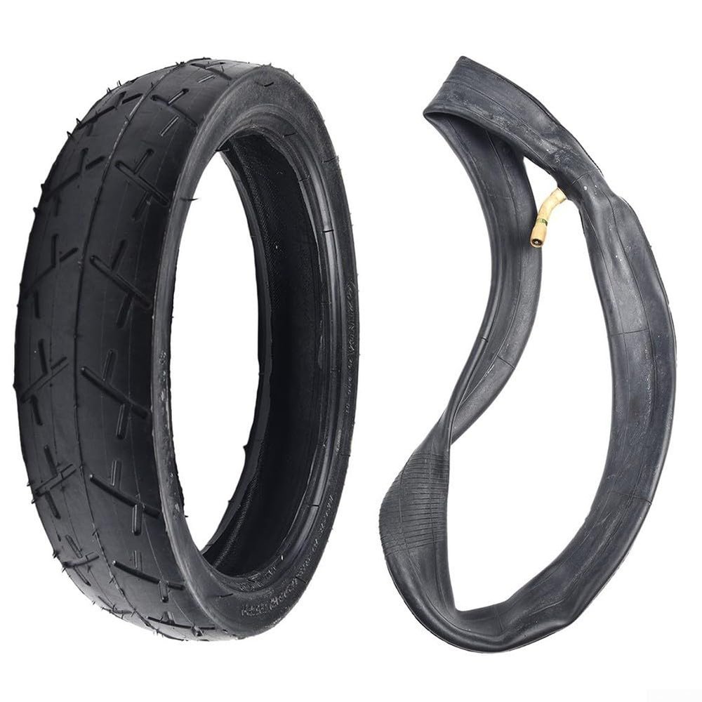 270x47-203 Inner Tube & Tire for Baby Carriage Trolley, 10 Inch Rubber Wheel for Pushchair, Wear-Resistant Black Tyre and Tube Set(Inner tube + outer tire)