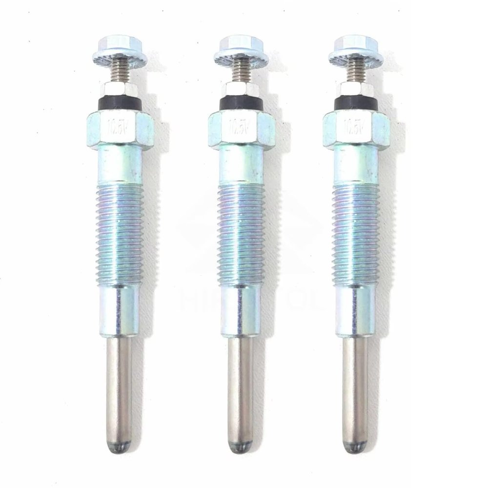 Plug Glow Compatible with Volvo for Ec25 Ec30 Ec35 Ec70 Ew70 Ec70vv Ew70vv 3pcs for Spark Plugs Glow Plugs PJ7415544