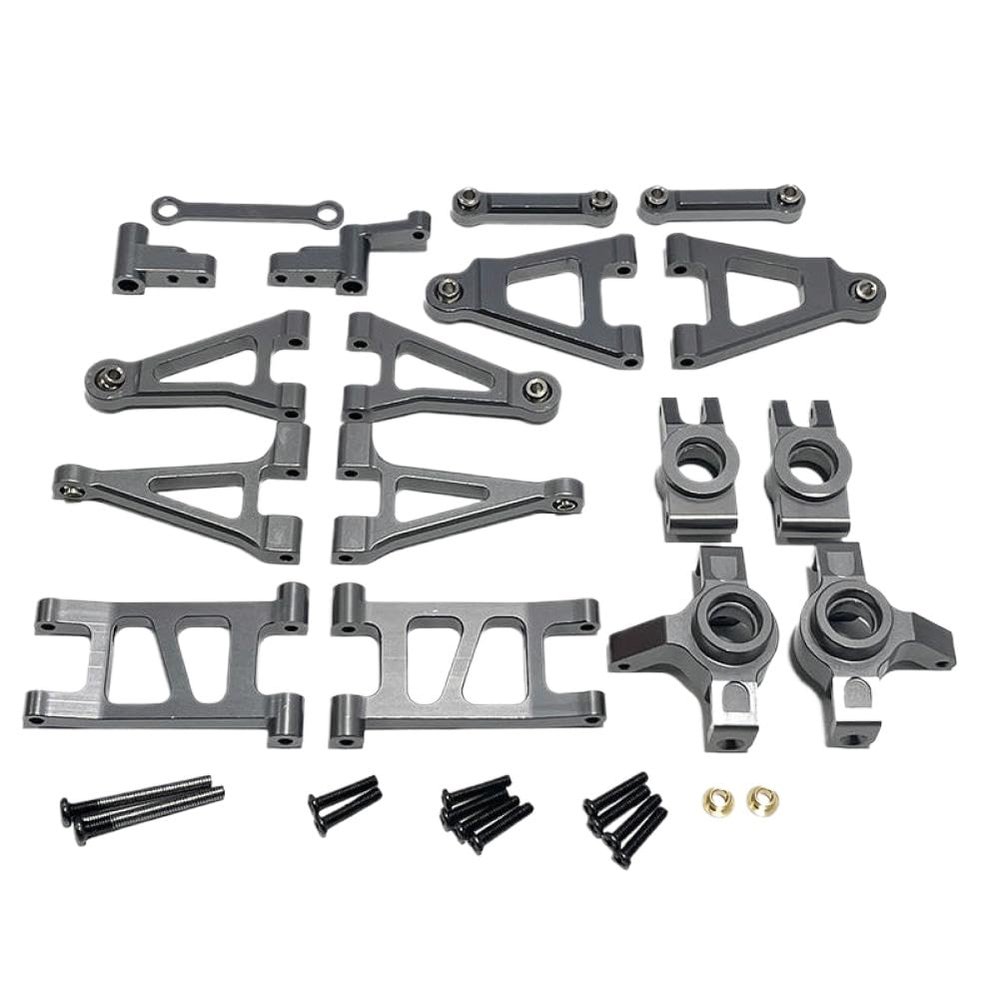 Remote Control Car Metal Upgrade Swing Arm Steering Cup Spare Parts 14301 14302 Compatible with 1 14(Titanium)