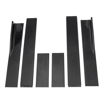 787" Side Skirt Extension Kit Universal Compatible with Subaru Impreza WRX STi Legacy 2000-2022 Apron Splitters Winglet Car Accessories(Carbon Fiber Look)