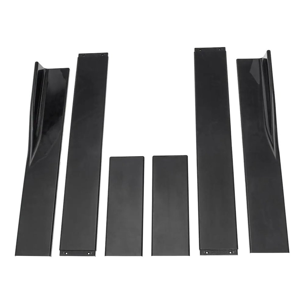 787" Side Skirt Extension Kit Universal Compatible with Subaru Impreza WRX STi Legacy 2000-2022 Apron Splitters Winglet Car Accessories(Carbon Fiber Look)