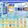ARNSSIEN Kids Smart Phone Toy, 2.8" Touchscreen Toddler Learning Phone with 180 Rotating Lens, Camera, Games, Music Player, Kids Phone for Girls Boys Age 3-12, A200 view 2