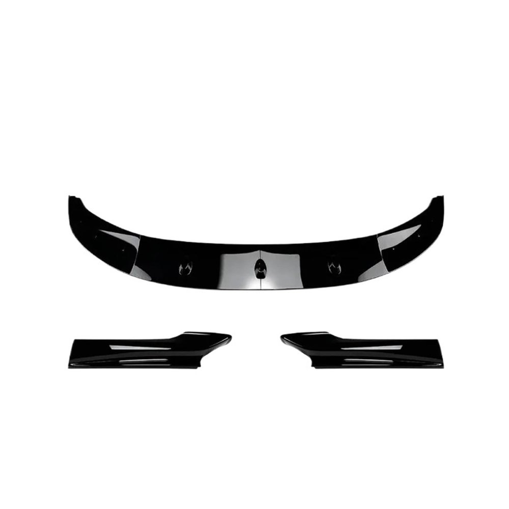 A Set Front Bumper Lip Diffuser Spoiler Cover Compatible for BMW 5 Series F10 F11 2011-2017 ABS Automobile Modified Accessories