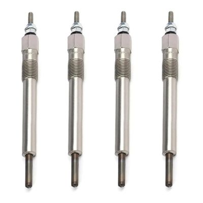 Preheat Plug Compatible with Isuzu for 4HF1 4HE NKR NPR 4.3L Engine Diesel 18-97033-761-0 4pcs Glow Plugs Excavator Accessories