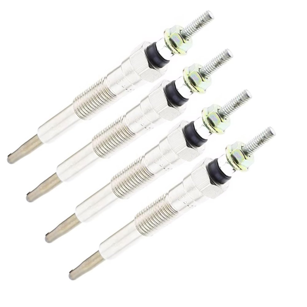 Heater Glow Plugs Compatible with Toyota for Town Ace Lite for Noah V Cr4 Cr5 Kr4 Kr52 Sr40 Sr50 for Corona for At21 Ct21 St21 1985067030 4X Glow Plug