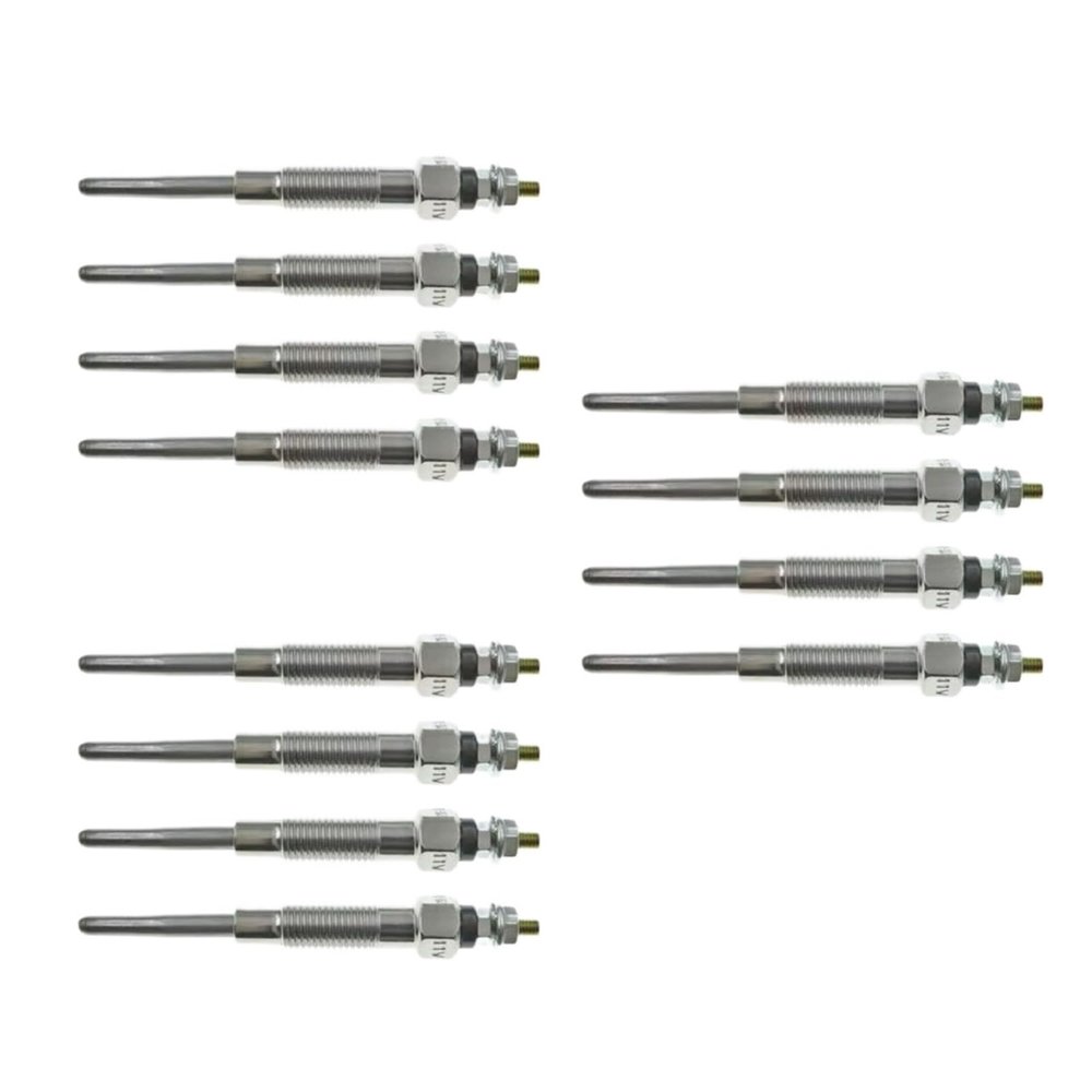 Heater Glow Plugs Compatible with for 1DZ 3Z 15Z 5FD 6FD 7FD 8FD Forklift Truck Engine for Turbo Heater Glow Plug 19850-96200-71(8pcs)(12pcs)