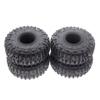 1/10 Scale 2.2" Rock Crawler Tires (149mm), Compatible with TRX-4, SCX10, 90046 RC Trucks, Off-Road Tire Set for Trail Performance and DIY Upgrade view 2