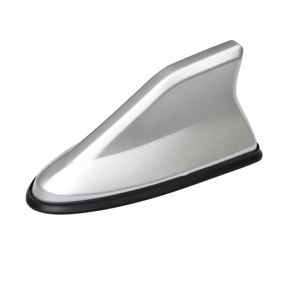 for Fiat 500 Cult 500L 500X 500E Radio Signal Car Antenna Shark Aerial with Adhesive Waterproof and Low Wind Resistance(Normal/D/Silver)
