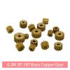 GUIFANG 0.3M Modulus Brass Metal Copper Gear 8/9/10/11/12/13/14/15/16/18 Teeth Motor Transmission Gear Fit 1mm 1.5mm 2mm Shaft(14T 1.48mm Hole) view 2