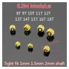 GUIFANG 0.3M Modulus Brass Metal Copper Gear 8/9/10/11/12/13/14/15/16/18 Teeth Motor Transmission Gear Fit 1mm 1.5mm 2mm Shaft(14T 1.48mm Hole) view 3