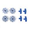 RC Brake Disc for Unlimited Desert Racer UDR 1/7, Aluminum Alloy Wheel Brake Disc with Non - Directional Surface, Lightweight Upgrade Accessory for RC Car (Blue) view 1