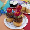 Graphics & More Harry Potter Gryffindor Seal Cupcake Picks Toppers Decoration Set of 6 view 4