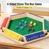 Sunisfa Wooden Dice Game, 2-6 Player Close The Box Dice Game Educational Math for Family Teachers Students, Premium Beech Wood Portable Board for Home Party Camping view 3