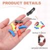 MECCANIXITY 25 Pcs Servo Extension Cable Clips Lock, Servo Cable Safety Connector Lead Wire Buckle Lock for RC Car Plane Boat DIY Y Adapter Cable, Black view 3